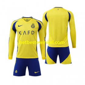 Al Nassr Voetbalshirts Kind Thuis 2024-25 - LS